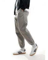 Pull&Bear - Cuffed Baggy Trousers - Lyst