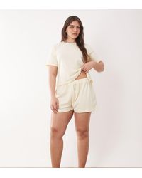 ASOS - Asos Design Curve Mix & Match Cotton Pyjama Shorts - Lyst