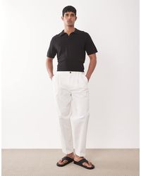 ASOS - Tailored Cotton Rich Oversized Tapered Chino Pants - Lyst