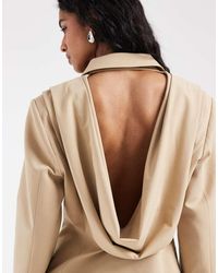 ASOS - Cowl Back Blazer - Lyst
