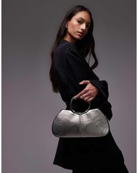 TOPSHOP - Griffith Metal Ring Handle Grab Bag - Lyst