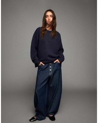 Bershka - Sweater Met Ronde Hals - Lyst