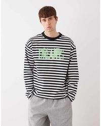 Weekday - Boxy Oversized Fit Long Sleeve Graphic T-shirt - Lyst