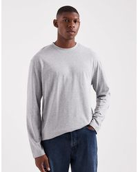 ASOS - – langärmliges, locker geschnittenes basic-t-shirt - Lyst