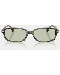 Michael Kors - Agra Rectangle Sunglasses With Lens - Lyst
