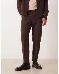 ASOS - Co-Ord Tapered Trousers With Wool - Lyst