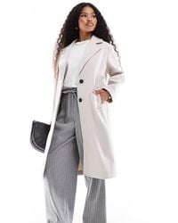 ASOS - Abrigo De Vestir Cómodo De Asos Design Petite-Negro - Lyst