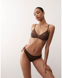 Weekday - Mesh Lace Thong 2-pack - Lyst