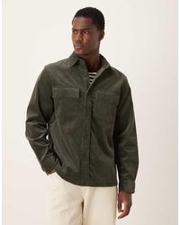 Mango - Cotton Mix Cord Heavy Weight Shirt - Lyst