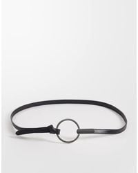 Mango - Super Slim Belt - Lyst
