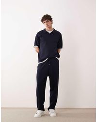 ASOS COLLECTIVE - Co-ord Compact Knitted Loose Fit joggers - Lyst