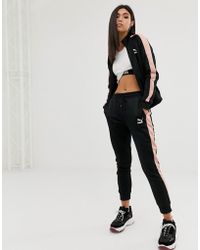PUMA Classics Black And Pink Track Pant