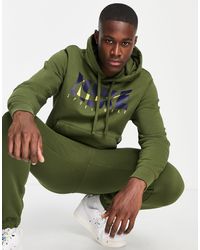 Chándal verde con logo Nike de Tejido sintético de color Verde para hombre  | Lyst