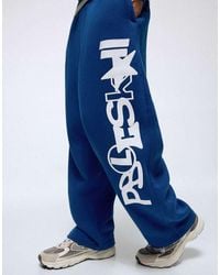 Bershka - Balloon Trousers With Side Print - Lyst