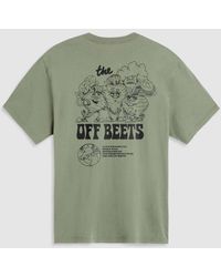 Levi's - T-Shirt Comoda Kaki Con Stampa "Off Beets" Sul Retro - Lyst