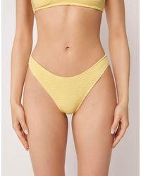 Calzedonia - Brazilian Bikini Bottoms Crinkle Waves - Lyst