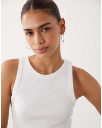 ARKET - Rib Jersey Vest Top - Lyst