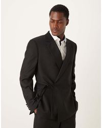 ASOS - Wrap And Tie Regular Suit Jacket - Lyst