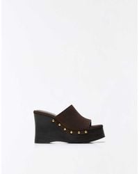 Bershka - Wedge With Stud Detail - Lyst