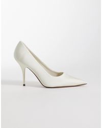 ASOS - Wide fit – perth – spitze satin-pumps - Lyst