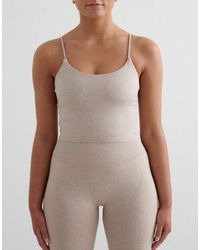 Aim'n - Melange Shape Seamless Strap Singlet - Lyst