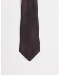 ASOS - Textured Satin Tie - Lyst