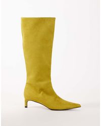 TOPSHOP - Troy Kitten Heel Knee High Boot - Lyst