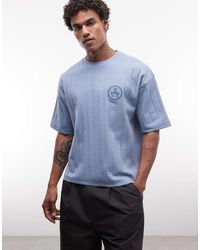 ASOS - Heavyweight Boxy Oversized T-shirt With Chest Embroidery - Lyst