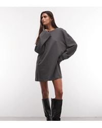 Weekday - Oversized Long Sleeve T-shirt Dress - Lyst