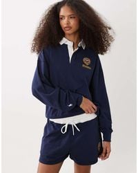 Polo Ralph Lauren - Wimbledon Capsule Rugby Polo With Crest Embroidery - Lyst