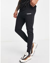 napapijri tonal logo fleece joggers