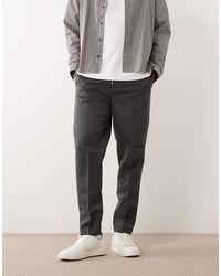 ASOS - Tailored Pull On Tapered Trousers - Lyst