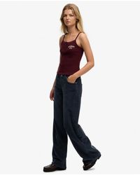 Superdry - Mid Rise Baggy Jumbo Cord Pants - Lyst