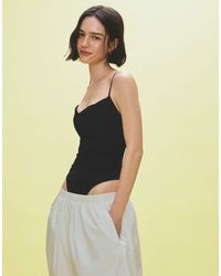 Bershka - Draped Strap Body - Lyst