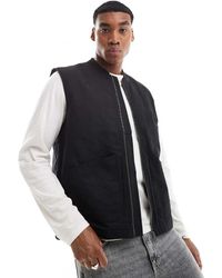 Threadbare - Cotton Full Zip Gilet - Lyst