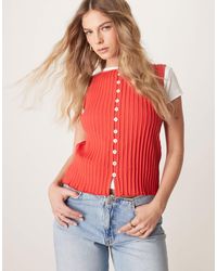 Free People - – tilly – geripptes trägertop - Lyst