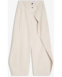 Bershka - Barrel Trousers With Pleats - Lyst
