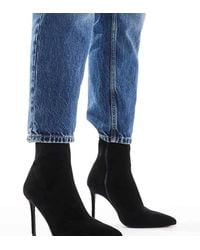 ASOS - Wide Fit Evie High-heeled Sock Boots - Lyst