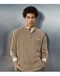 adidas Originals x ASOS - Oversized Long Sleeve T-Shirt With Henley Neck - Lyst