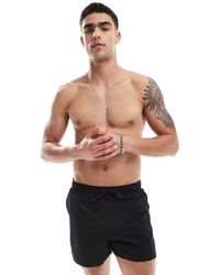 Pull&Bear - Zwemshort Met Textuur En Zak - Lyst