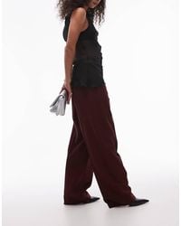 ARKET - Wool Blend Stretch Straight Leg Trousers With Flat Front - Lyst