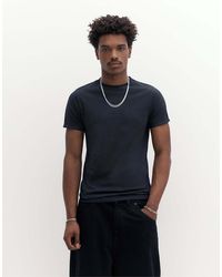 Pull&Bear - Basic Muscle Fit T-Shirt - Lyst