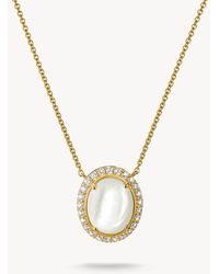 Thomas Sabo - Chain Mother-of-pearl With White Zirconia - Lyst