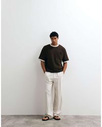 ASOS - Heavyweight Oversized Boxy T-shirt With Contrast Stitching - Lyst