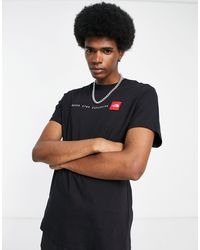 The North Face - Camiseta negra never stop exploring - Lyst