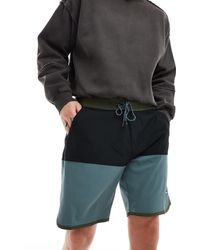 Kavu - Pantalones cortos es con protección uv y diseño color block - Lyst