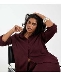 ONLY - Textu Long Sleeve Shirt - Lyst