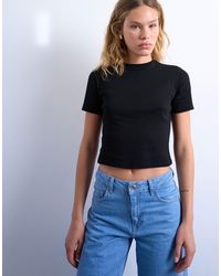 TOPSHOP - Shrunken Everyday Tee - Lyst