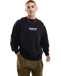 Barbour - Formula Oversized Crew Sweat - Lyst