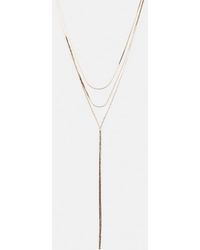 Pull&Bear - Collana Lariat Dorata - Lyst